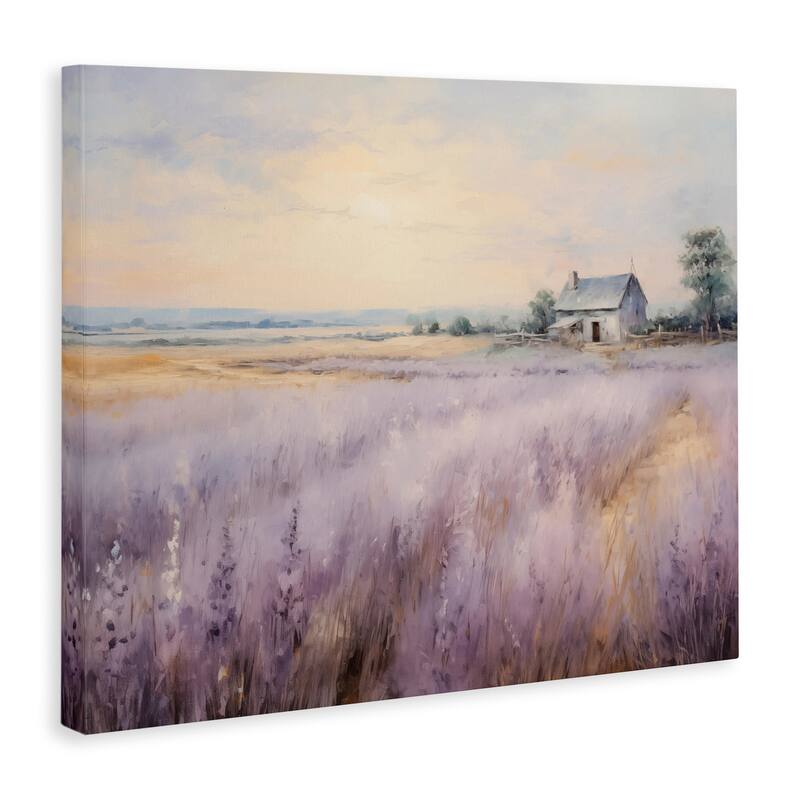 Stupell Lavender Farm Fields Canvas Wall Art Design By Arlington Prints