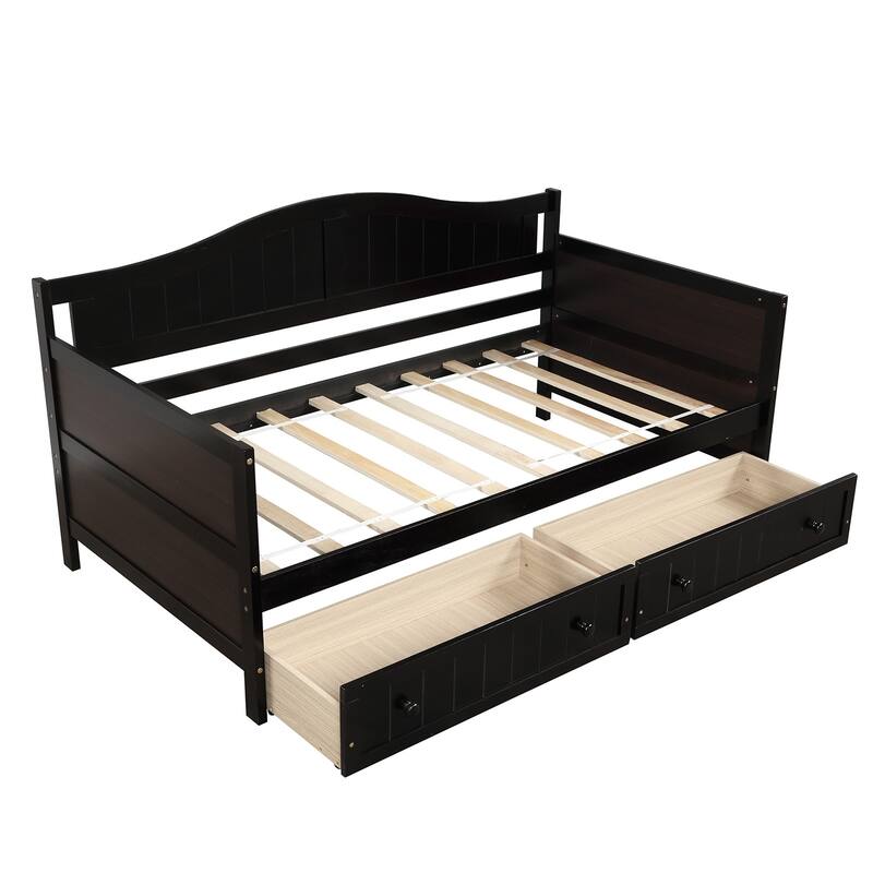 Twin Daybed Sofa Bed with 2 Drawers or Trundle Bed