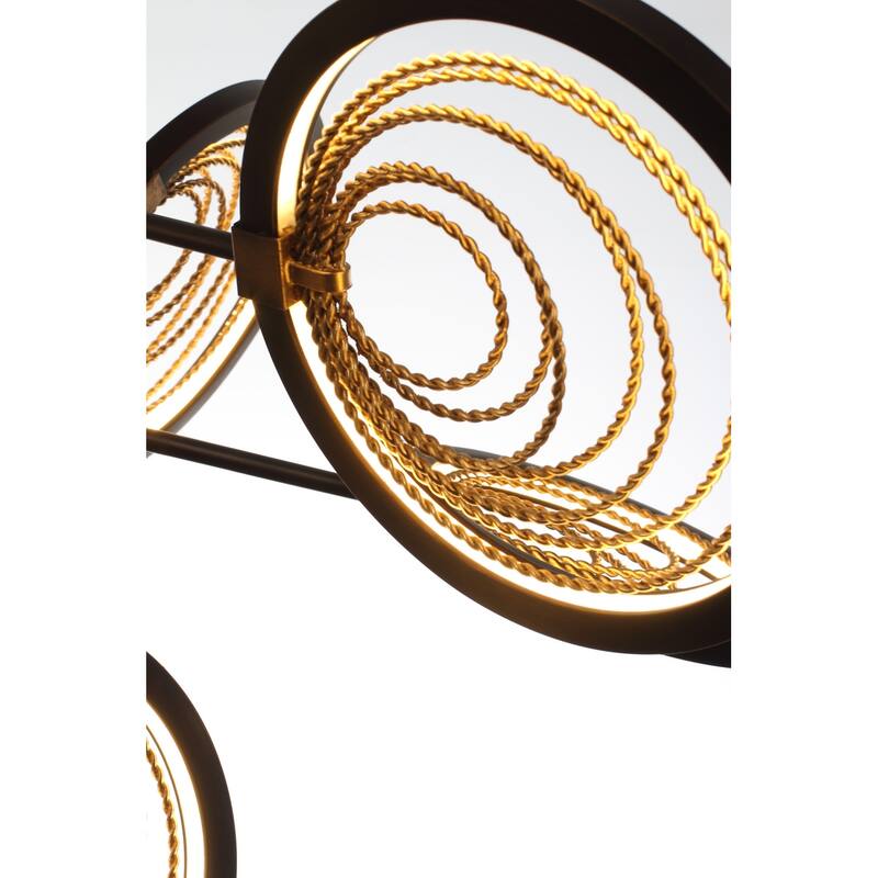 Studio M SM23845 Lariat 7 Light 37" Wide LED Abstract Pendant