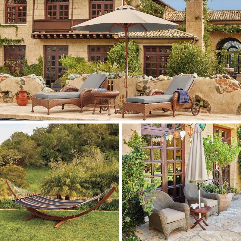 Montlake FadeSafe Patio Lounge Back Cushion - 21"L x 4"W x 20"H