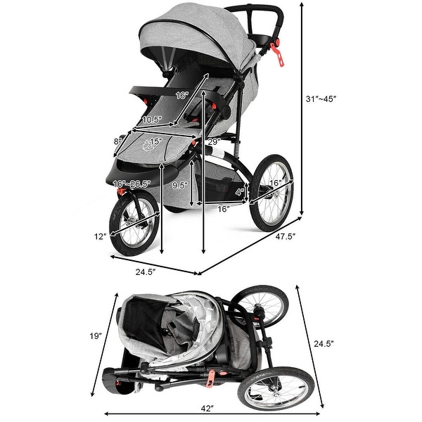 baby joy compact stroller
