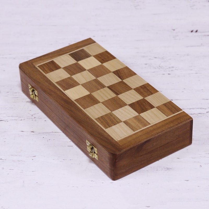 Novica Handmade Royal Delight Wood Chess Set