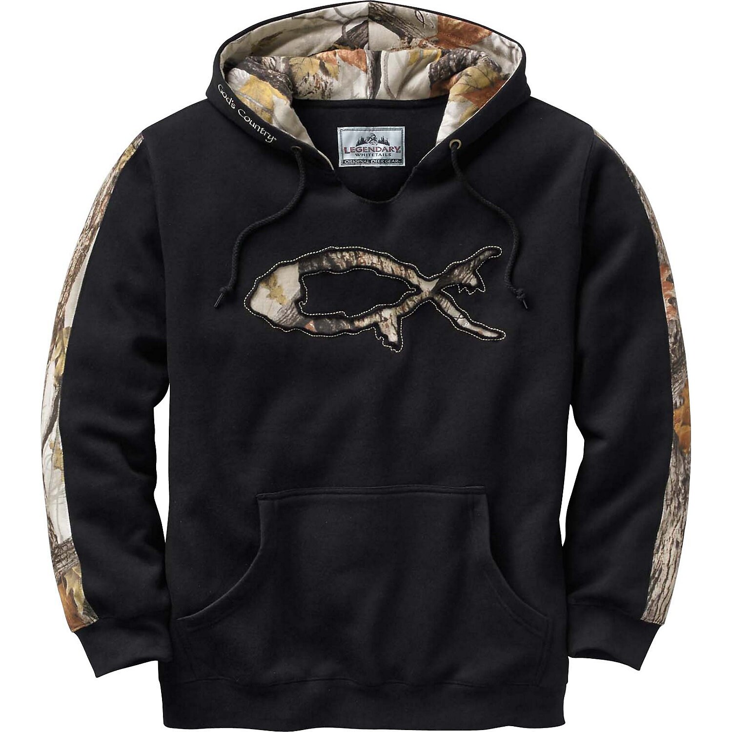 Shop Legendary Whitetails Men S God S Country Camo Hoodie Overstock 13378447