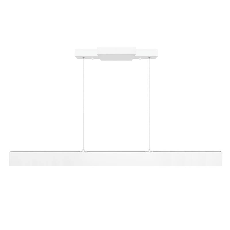 Krista LED Chandelier With Satin White Finish - Satin White