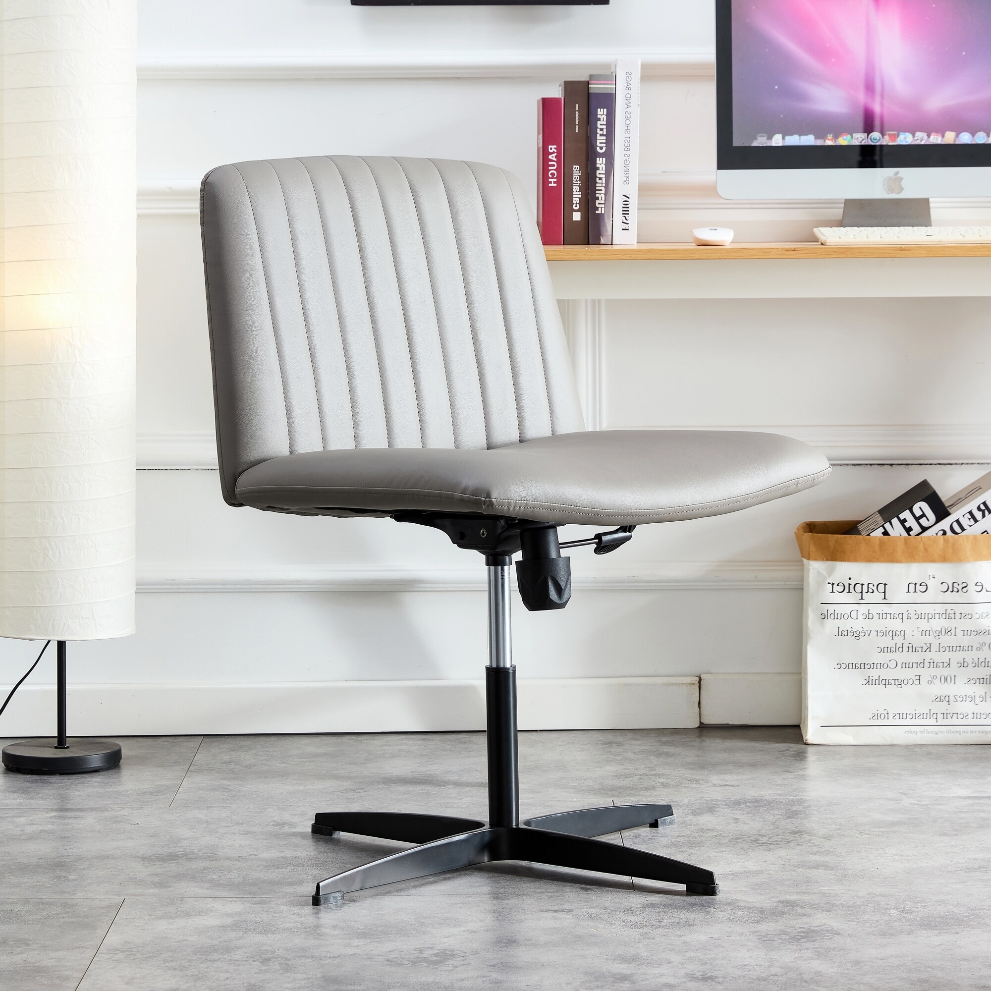 Non rolling discount desk chair ergonomic