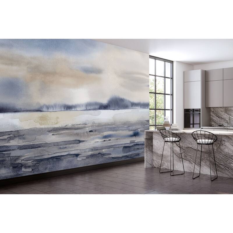 Winter Sunset Wall Mural