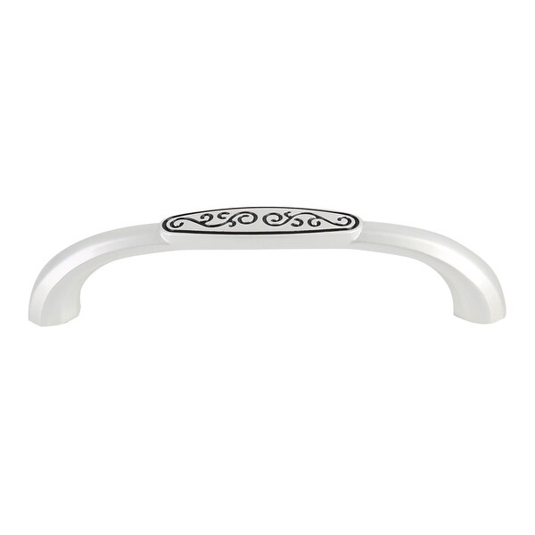 Cabinet Handle Pull Zinc Alloy 5" Hole Center for Furniture Door Cabinets Cupboard Wardrobe Silver Black