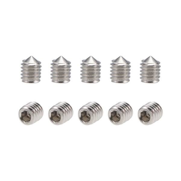 31416848 Internal Hex Socket Set Grub Screws Flat Point 304 Stainless Steel ...