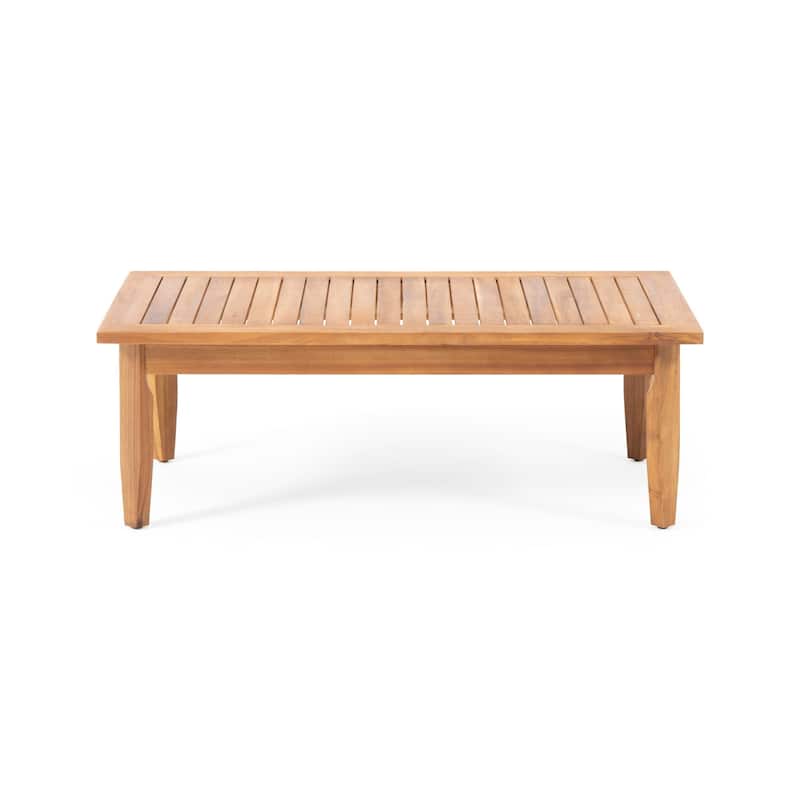 Outdoor Wood Frame Conversation Sofa Set of 2