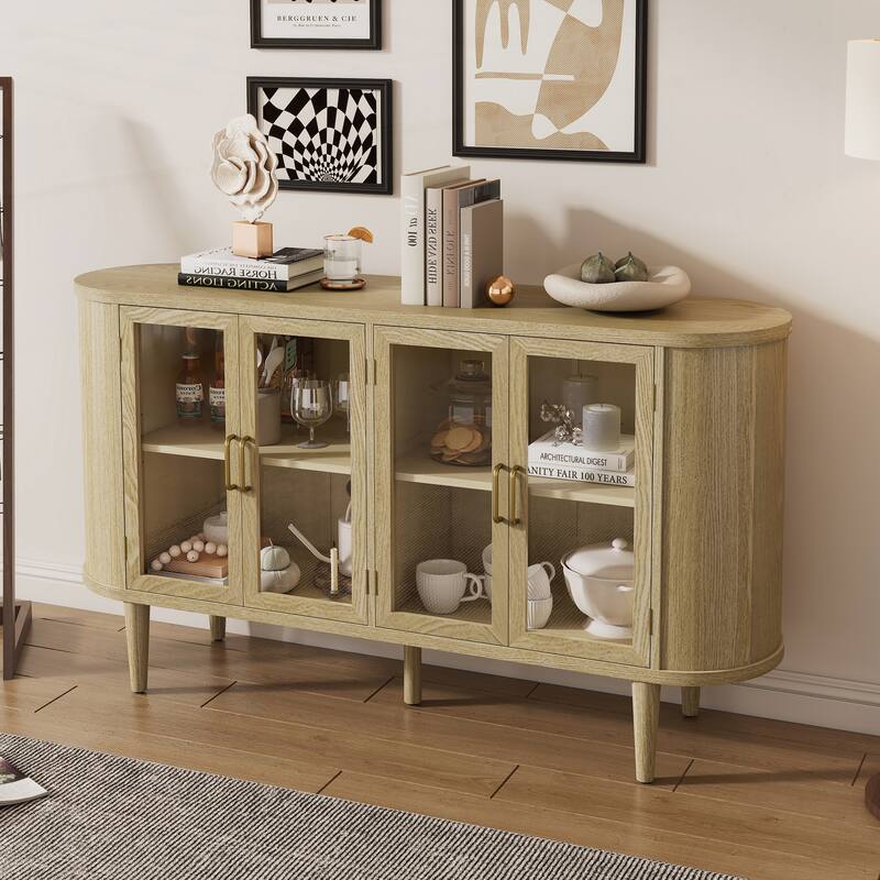 Farmhouse Sideboard Cabinet with Storage