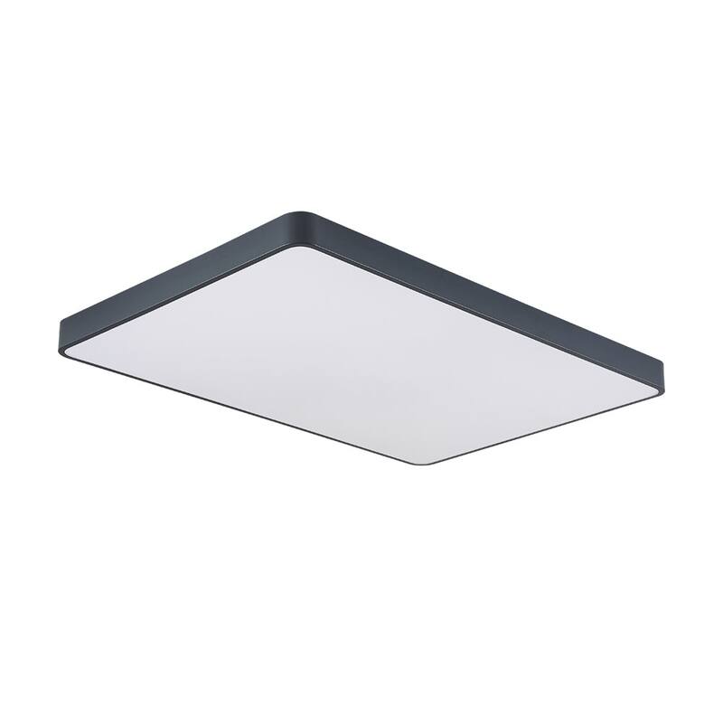 Dimmable LED Wide Rectangular Flush Mount Light 33.9 in