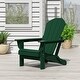 preview thumbnail 19 of 98, POLYTRENDS Laguna Folding Poly Eco-Friendly All Weather Outdoor Adirondack Chair