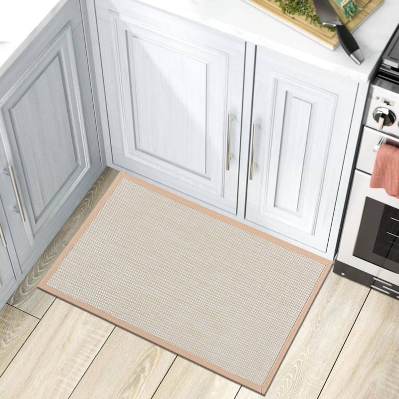 World Rug Gallery Basketweave Anti-Fatigue Standing Mat