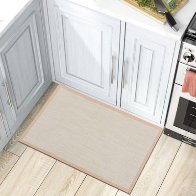 World Rug Gallery Basketweave Anti-Fatigue Standing Mat