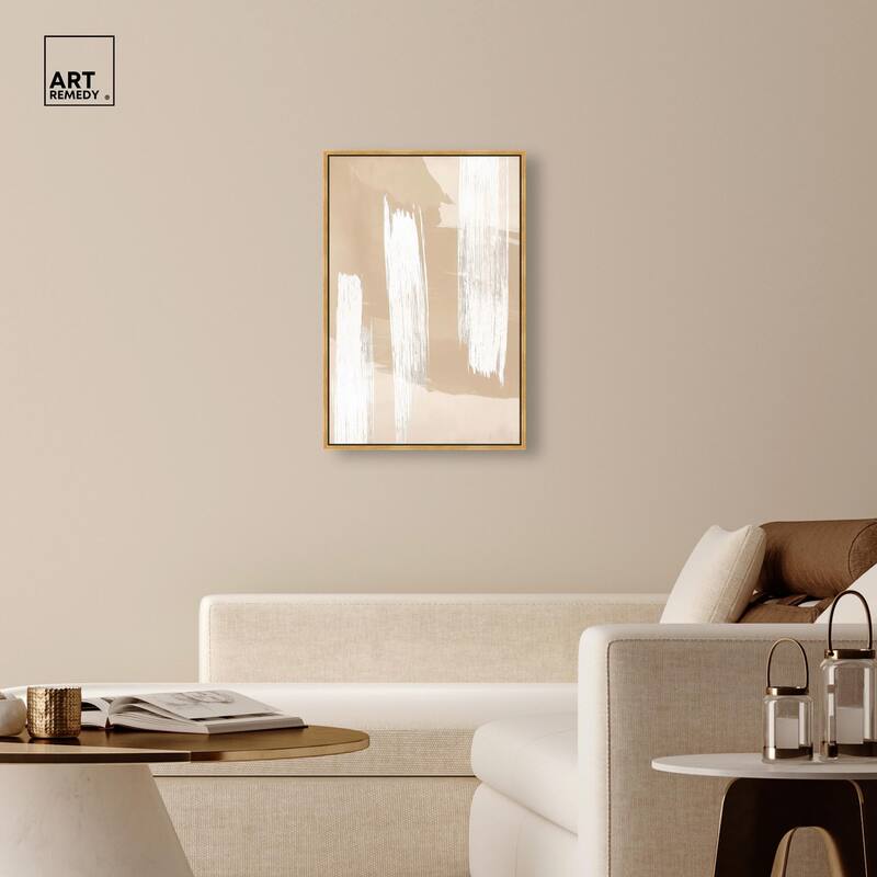 Gestural Grains I Canvas by Art Remedy