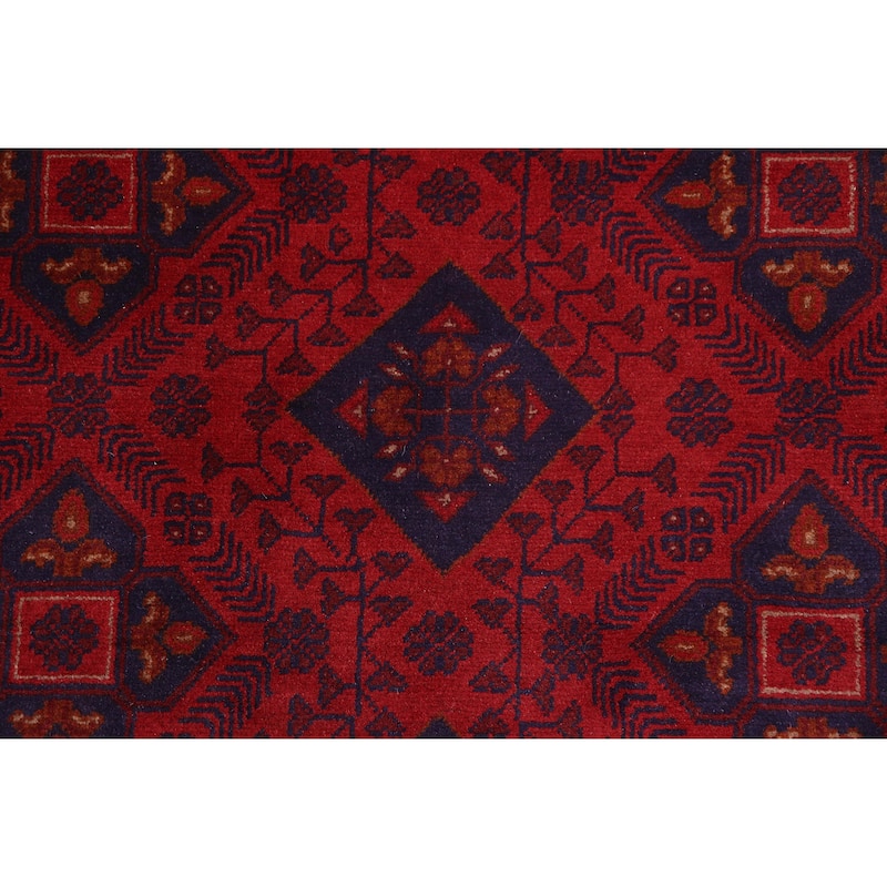 Southwestern Biljik Khal Mohammadi Raquel Red/Blue Rug - 5'2'' x 6'6''