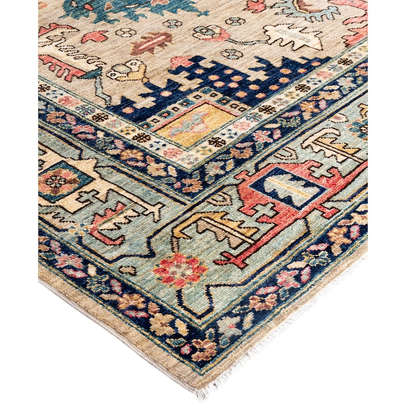 Serapi One-of-a-Kind Hand-Knotted Area Rug - Beige - 9' 1" x 12' 0"