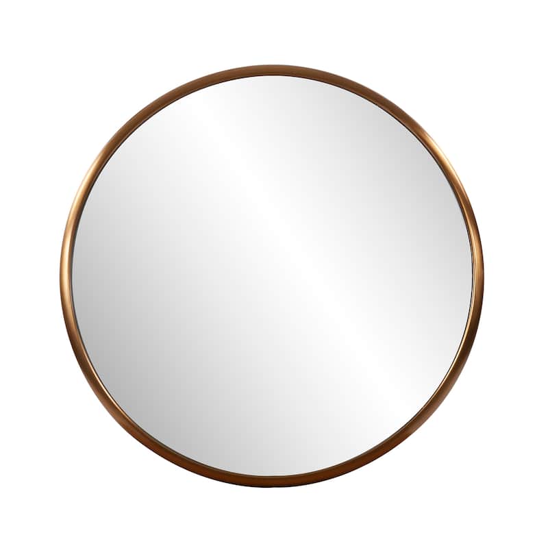 Allan Andrews Round Decorative Stainless Steel Wall & Accent Mirror