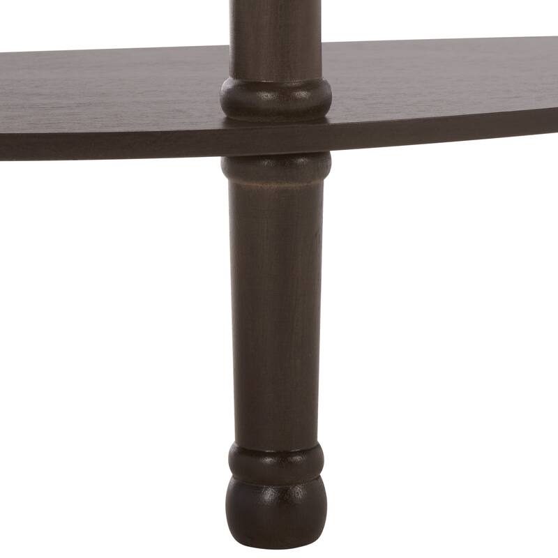 SAFAVIEH Veva Half Moon Console Table - 28" W x 11.8" L x 28" H - 28"W x 12"D x 28"H