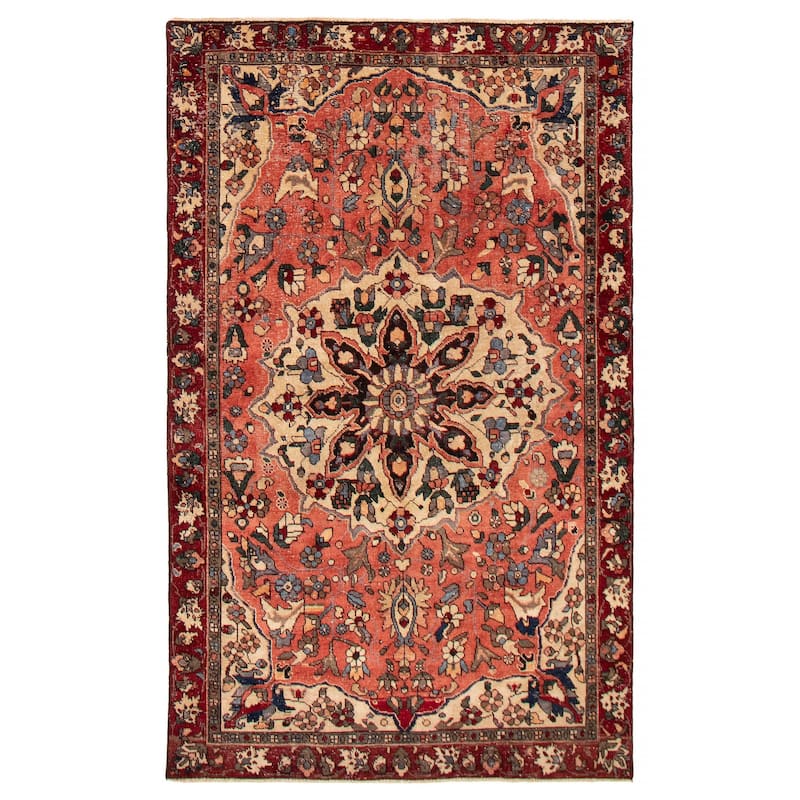 ECARPETGALLERY Hand-knotted Kayseri Vintage Copper Wool Rug - 5'0 x 8'1 - Copper - 5'0 x 8'1
