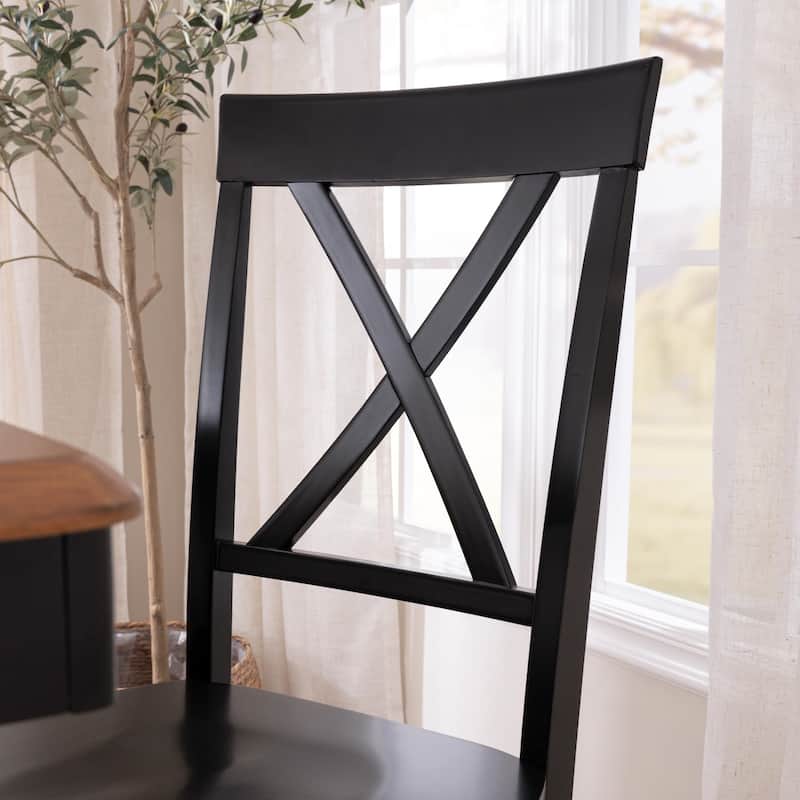 Bush Furniture Sterling Cross Back Dining Chairs - Set of 2