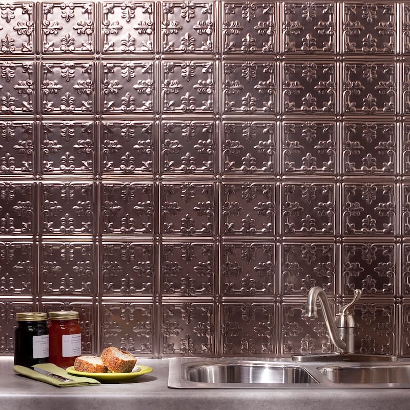FASÄDE Traditional Style 10 Decorative Vinyl Backsplash Panel