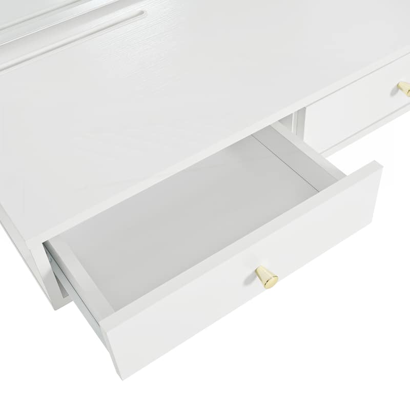 Floating Makeup Vanity Desk with Mirror