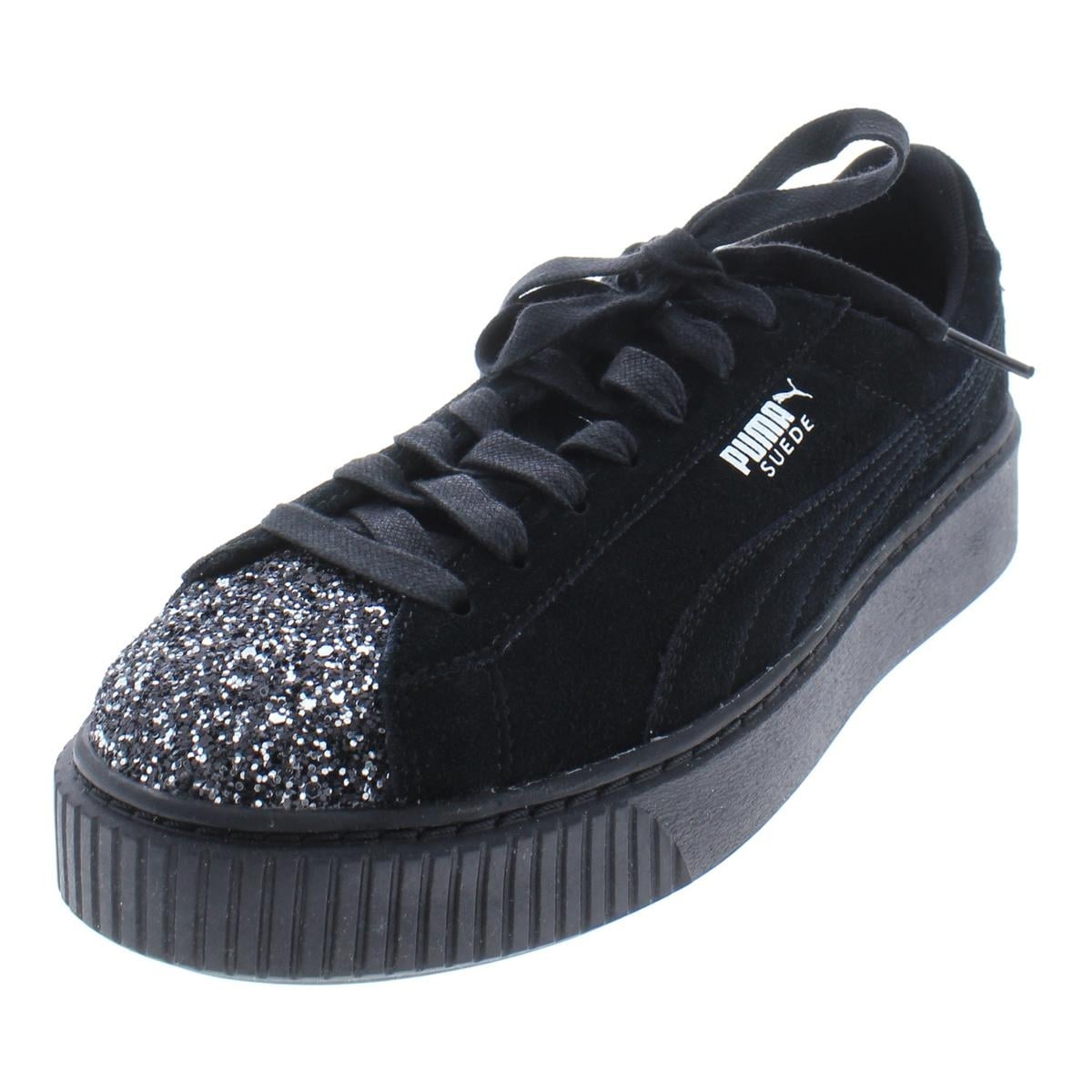 Shop Puma Womens Crushed Gem Casual Shoes Suede Glitter - Overstock -  24104411