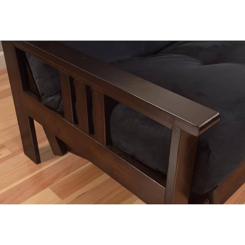 Somette Queen-size Futon with Storage Drawers, Mattress Not Included