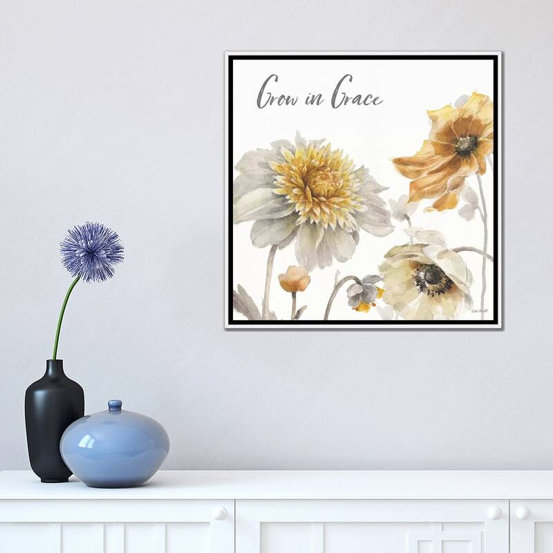 iCanvas "Fields of Gold II Grace" by Lisa Audit Framed Canvas Print