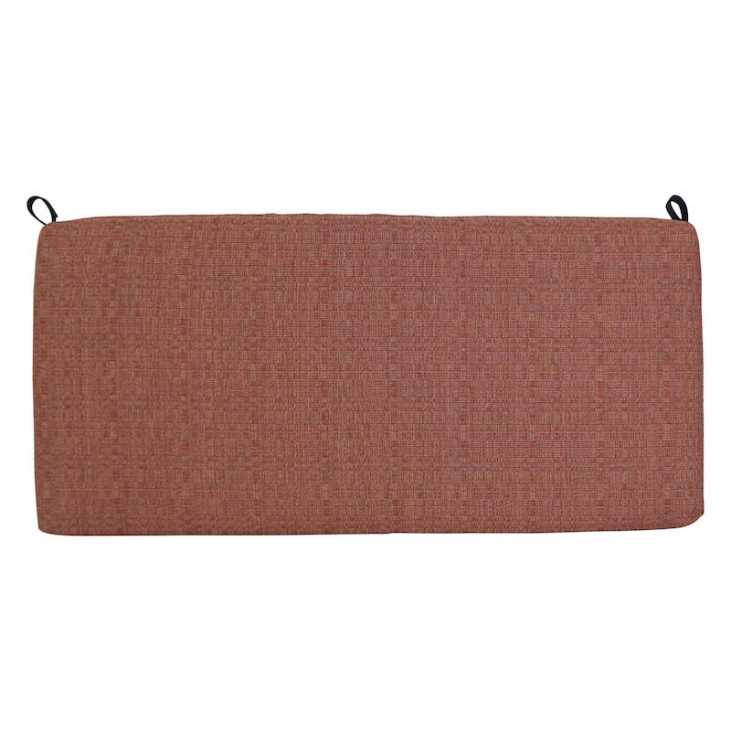 42-inch by 19-inch Premium Woven Olefin Indoor/Outdoor Loveseat Cushion - 42 x 19