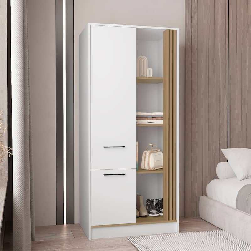 Vance Armoire Natural Oak - N/A - Natural Oak