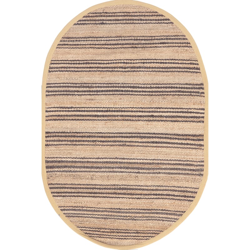 Sycamore Striped Jute Area Rug