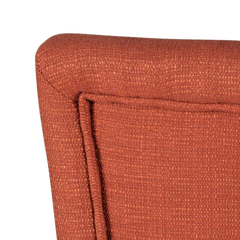 HomePop Parson Dining Chair - Textured Solid Everly Cayenne - Single