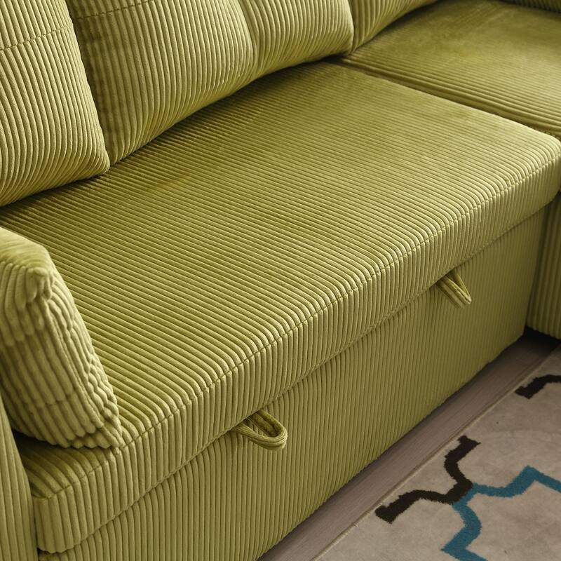 Modular Sectional Sofa L Shaped Modular Couch with Reversible Chaise