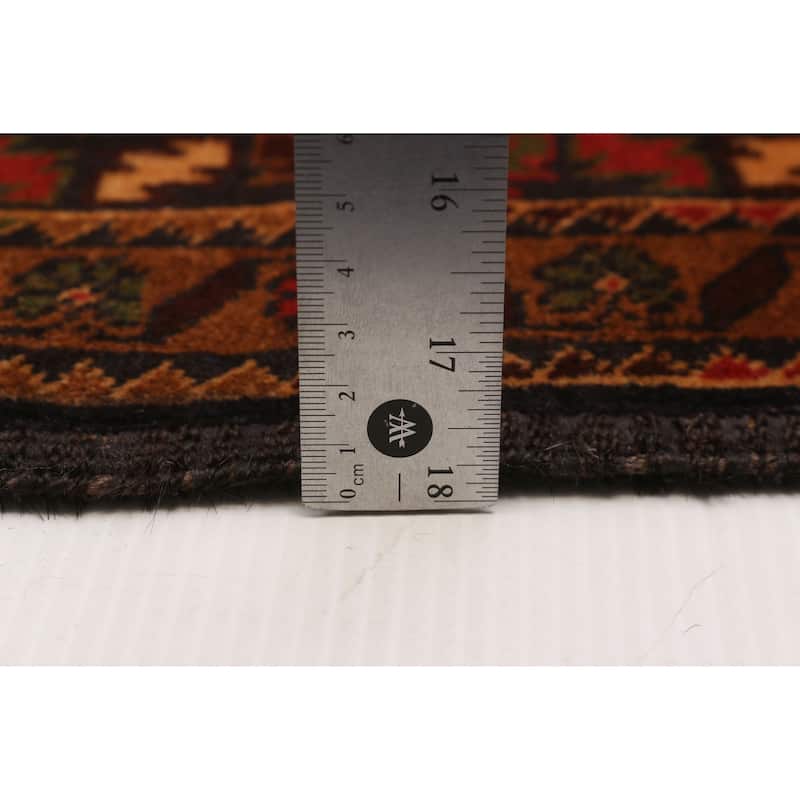 Teimani Black Rug 3'8" x 6'7" - 3'8 x 6'7
