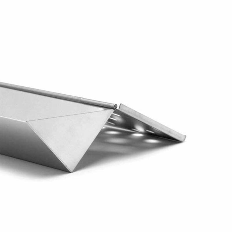 Charcoal Companion Nonstick V Shaped Smoker Box for Gas Grills