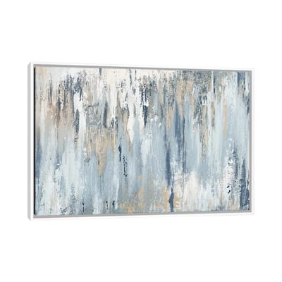 iCanvas "Blue Illusion" by Patricia Pinto Framed Canvas Print