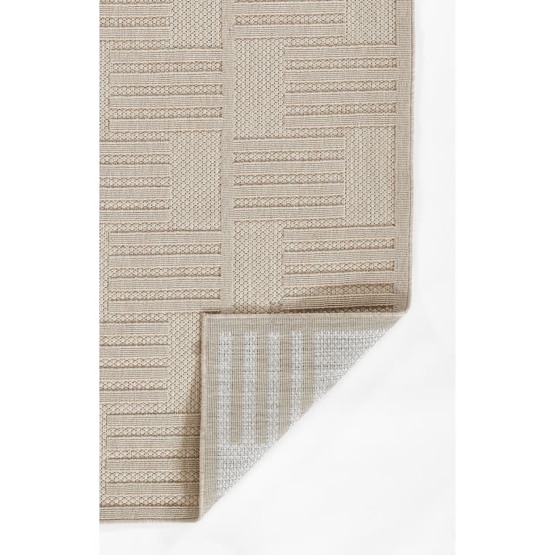 Momeni Vines Geometric Indoor Outdoor Rug