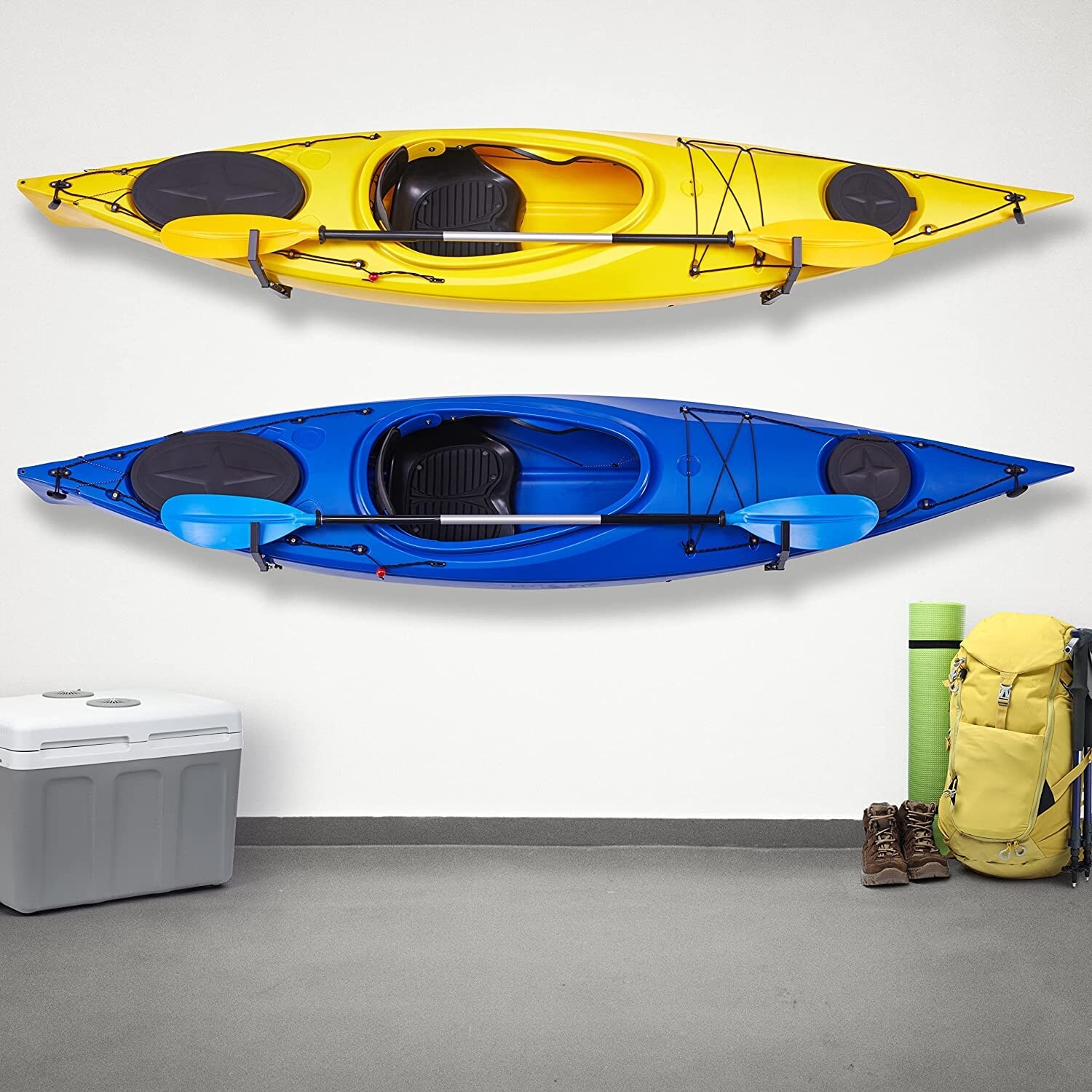 RaxGo Kayak Wall Hanger Heavy Duty Wall Mounted Kayak Storage Rack Hooks for Kayak s Canoe s Adjustable Length Bed Bath Beyond 36458819