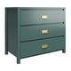 preview thumbnail 8 of 24, Little Seeds Monarch Hill Haven 3-Drawer Kids' Dresser Hunter Green