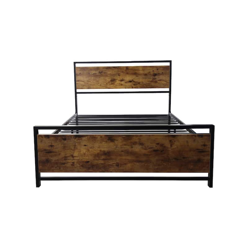 Twin Size Platform Bed with Sturdy Steel Construction, No Box Spring Needed (300lb Capacity, Easy Assembly)