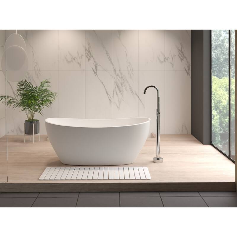 Diatomite Quick-Dry Stone Extra Large 58 "x 21" Bath Mat