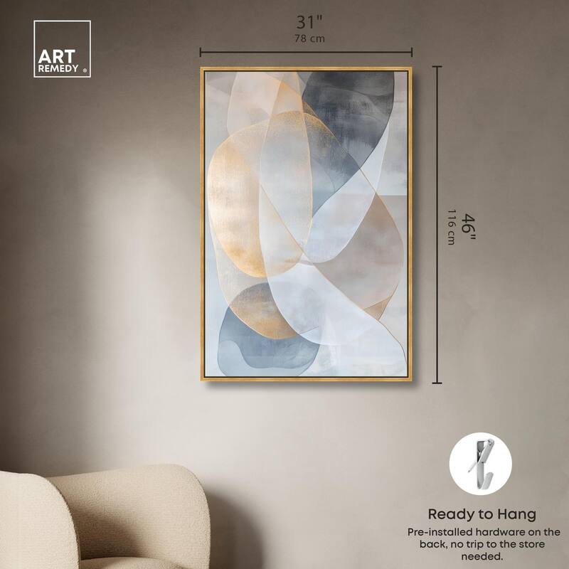 Blue Haze Canvas by Art Remedy