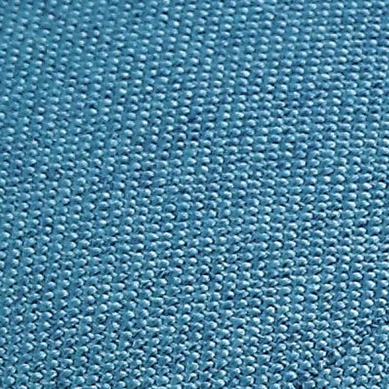 Fabric Upholstered Bench with Open Storage, Blue and Oak