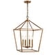 preview thumbnail 43 of 168, Marion Lantern Metal LED Pendant, by JONATHAN Y