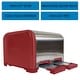 preview thumbnail 6 of 6, Kenmore 4-Slice Red Stainless Steel Toaster, Dual Controls, Wide Slot