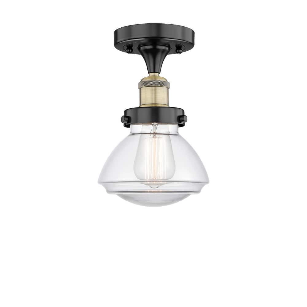 Innovations Lighting Olean - 1 Light 7" Semi-Flush Mount