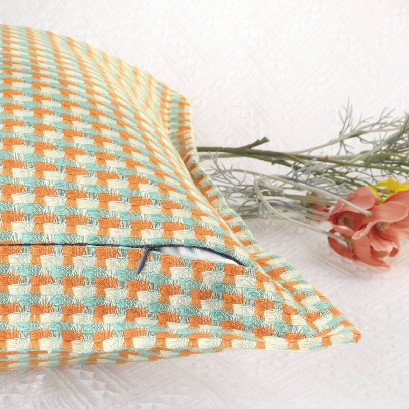 Plaid Throw Pillow Covers Decorative Pillow Cases Retro Cushion Covers