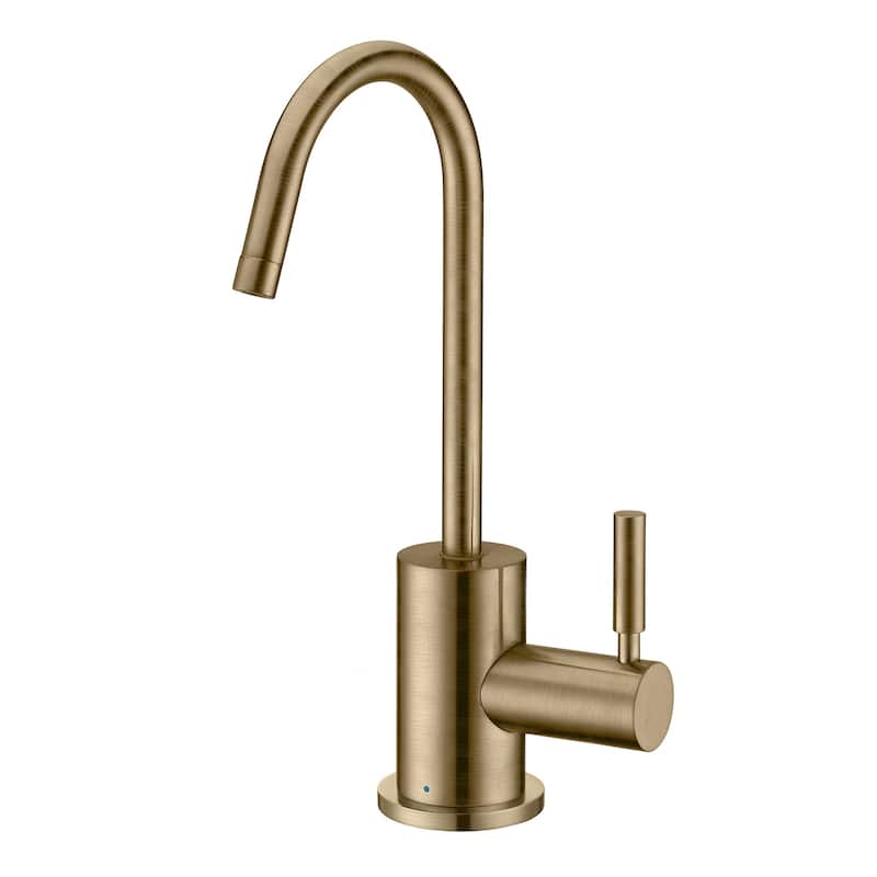 Whitehaus Forever Hot Point of Use Modern Cold Water Drinking Water - Antique Brass